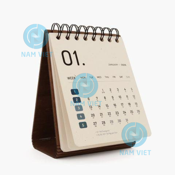In lịch để bàn cho công ty TP HCM